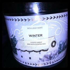Bath and Body Works Winter 3 wick candle